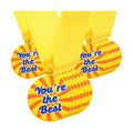 AmazingSpark 60 Pcs You're the Best Award Medals, 2 Inch Rubber Medals Bulk Winner Encourage Team Participation for Kids Adults Trophy Award Prize Gift Competitions Graduation Party