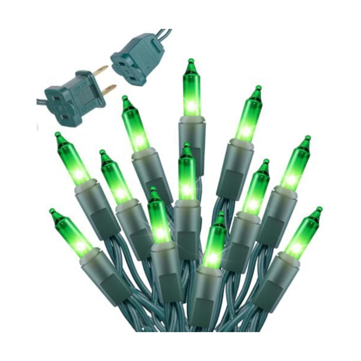 St. Patrick's Day Green Lights, 20FT 100 Count Incandescent Mini String Lights, Connectable Waterproof Fairy Light Plug in Halloween Christmas Decorations for Indoor Outdoor Home Patio Party Decor