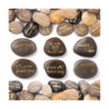 Yuntau 30 Pcs Pocket Hug Stone 1.97 Inch a Little Pocket Hug Gifts Engraved Stones for Men Women Boyfriend Girlfriend Son Daughter Cancer Patients Commemorative Gift