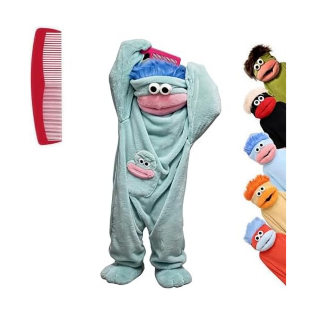 Big Mouth Monster Onesie Silly Monster Onesie Plush Onesie Pajamas Cozy Home Loungewear (No Shoes Included)