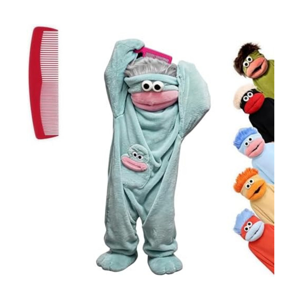 Big Mouth Monster Onesie Silly Monster Onesie Plush Onesie Pajamas Cozy Home Loungewear (No Shoes Included)