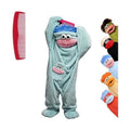 Big Mouth Monster Onesie Silly Monster Onesie Plush Onesie Pajamas Cozy Home Loungewear (No Shoes Included)