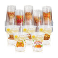 Disposable Thanksgiving Clear Plastic Cups, Bulk