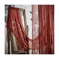 197"x71" Wine Red Creepy Cloth, Fine Mesh Halloween Cheesecloth Backdrop