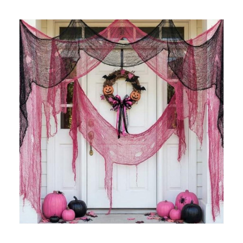 10 Pcs Halloween Creepy Cloth, 72 x 30 Inch Scary Spooky Fabric Cloth