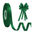 30Yards 3/8In Thin Forest Green Ribbon for Gift Wrapping St. Patrick's Day