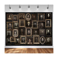 Mocsicka 8x6ft Happy Halloween Portrait Backdrop (Black, 96x72 inch)