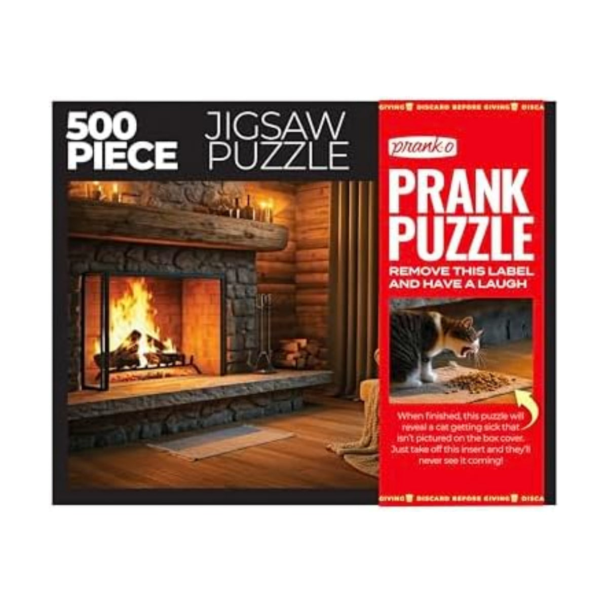 Prank-O 500-Piece Puzzles, Hidden Image (Warm Solitude)