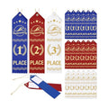 Thiccywoov 120 Pcs Swimming Award Ribbons 8" x 2" for 1st, 2nd, 3rd
