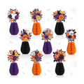 AmazingSpark 9 Pcs Halloween Paper Honeycomb Centerpieces Ghost Table Decor