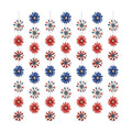 Xinnun 8 Pack Patriotic Flower Garland Decorations Memorial Day Banners
