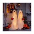 Minetom 2 Pack Outdoor Halloween Ghost Decorations, Light Up Ghosts