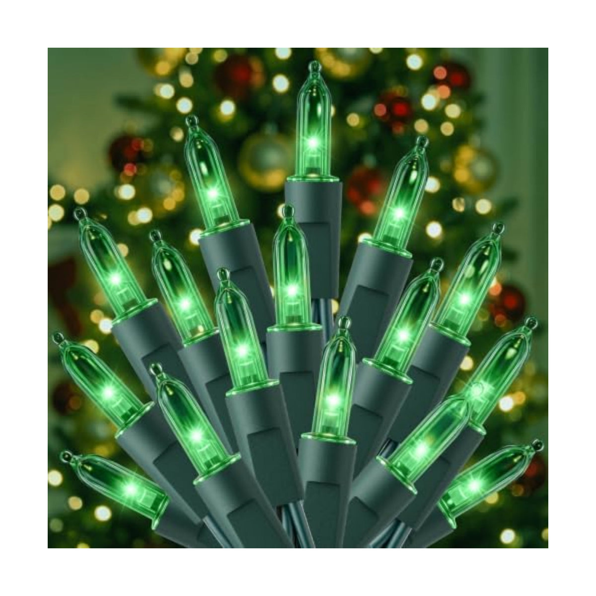 LED Christmas Lights Indoor Outdoor, 33FT 100 Count Mini String Lights