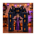 Pajean Halloween Castle Archway 68x52 Inch Haunted House Cardstock Doorway