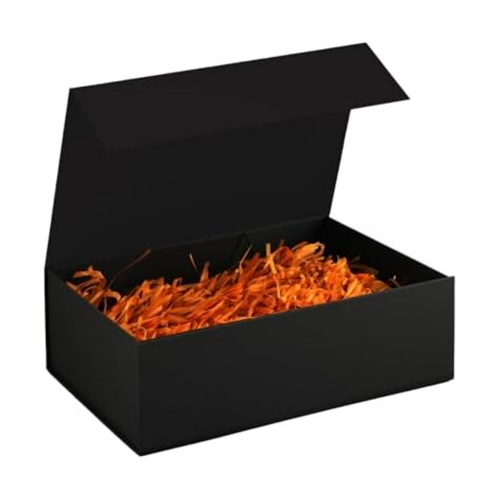 Tlpmsk Black Gift Boxes With Lids,9.7x7.2x3.3 Inch,Magnetic Box for Present