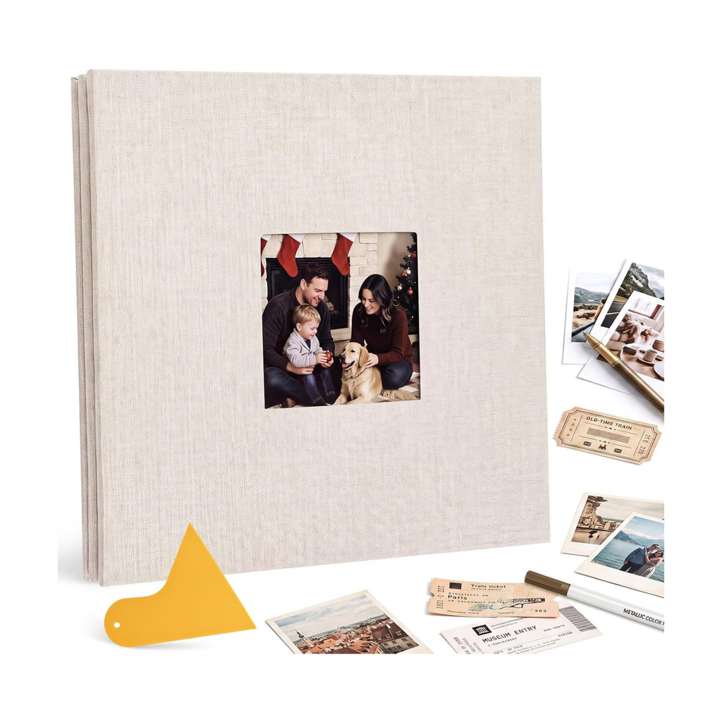 Photo Album Self Adhesive Scrapbook Album, for 4x6, 5x7 & 8x10 Photos