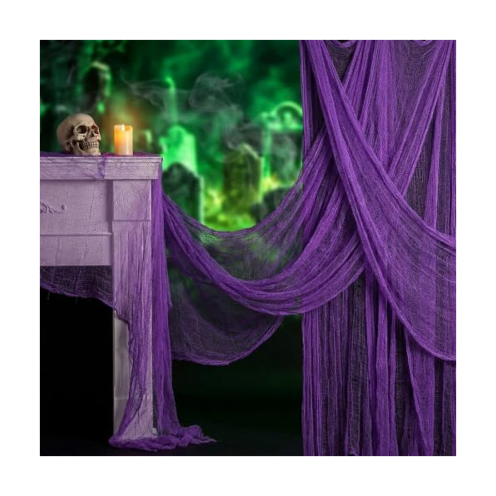 Tlswshsy 500'' x 39''Large Halloween Creepy Cloth, Spooky Gauze Decoration