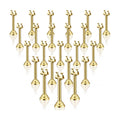24 PC Gold Table Number Holder Metal 3.15 in Place Card Holder