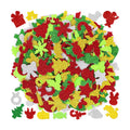 400 PCS Christmas Foam Stickers, Glitter Foam Stickers for Kids Crafts
