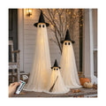 Halloween Decorations Outdoor 3 Pack Lighted Ghost-Family with Timer Remote