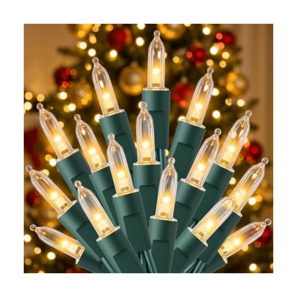 LED Christmas Lights Indoor Outdoor, 33FT 100 Count Mini String Lights