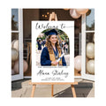 Graduation Party Welcome Sign, Custom Photo Grad Party Sign, Personalized High School & College University Grad Decoration 0