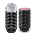 Caperci Heavy Duty Black Cupcake Liners Standard Muffin Baking Cups 150pcs