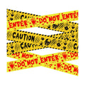 Halloween Decorations - 2PCS Fright Tape for Halloween Party Decorations