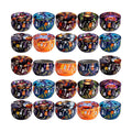 Halloween Candle Tins, 2.5 Oz Candle Jars for Making Candles, 16PCS Empty Candle Jars with Lids, Metal Candle Containers, Small Tins, Candle Making Jars for Halloween, Themed Party, Decor, Storage