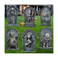 KLYRO 17 Inch Halloween Tombstones Outdoor Yard signs Graveyard Decorations