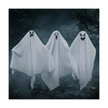 Anditoy 3 Pack 27.5" Halloween Hanging Ghosts Decorations Spooky Cute Flying Ghost for Indoor Outdoor Lawn Garden Yard Haunted House Halloween Decor Party Supplies