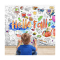 X-Protector Giant Fall Coloring Poster - 75"x30" Large Coloring Sheets