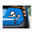 FLFK Peel and Stick Weatherproof Car Decals Skeleton Wall Stickers