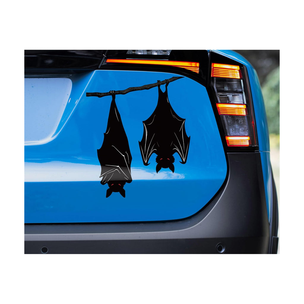FLFK Halloween Peel and Stick Wall Stickers (Hanging Bats)