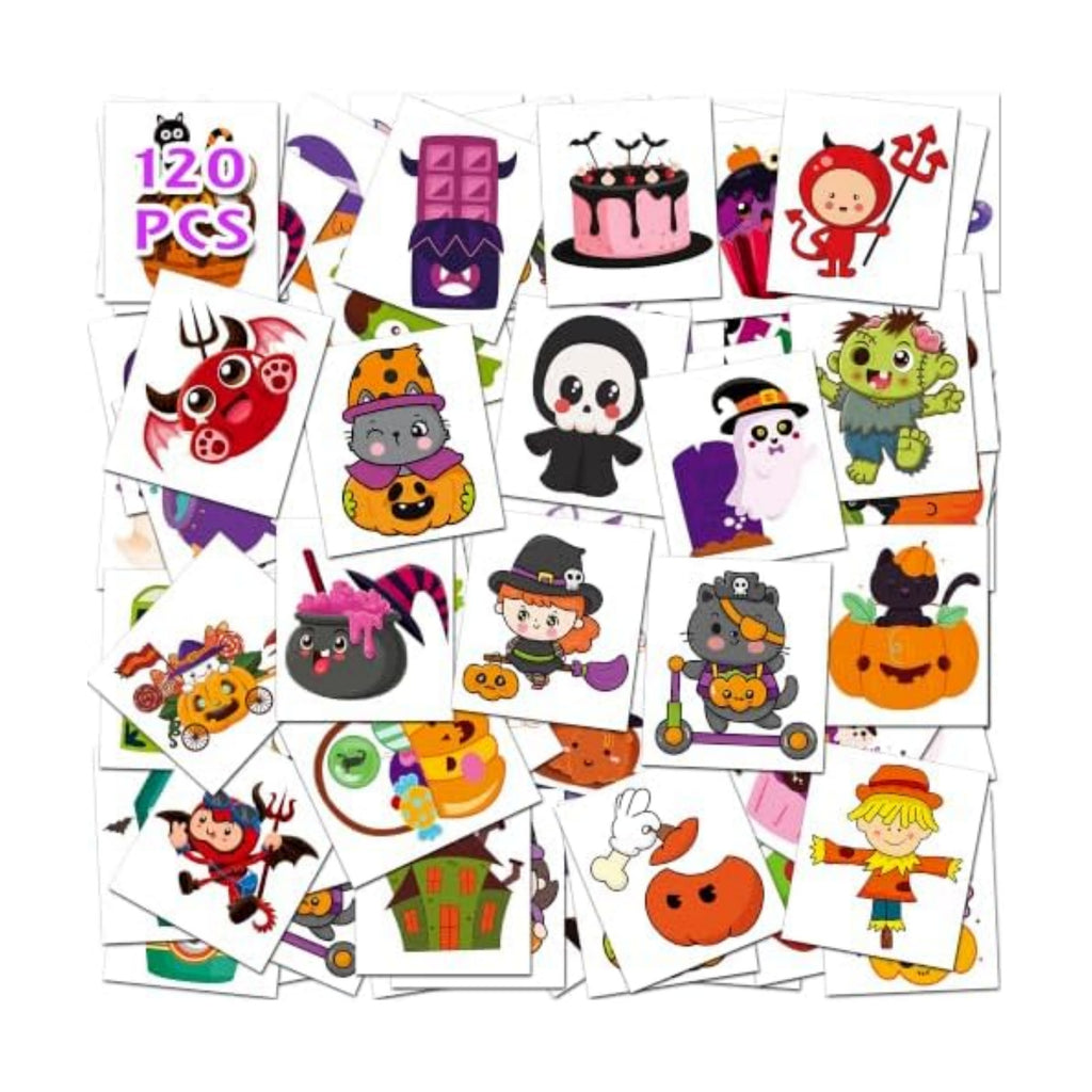 Halloween Tattoos for Kids, Halloween Party Favors Games Toy Party Supplies