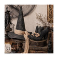 Chicingyou 2 Pcs Vintage Halloween Witch Hat Witch Shoes Table Centerpiece