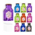 36 Pack Halloween Treat Bags Witch Paper Bottle Candy Box with Clear Bags