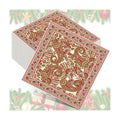 Chiisong 100 Pcs Paisley Pattern Christmas Cheers Cocktail Napkins Party