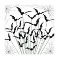 RAINFLOW 30PCS Halloween Bat Garden Stakes Outdoor Yard Spooky Decor