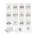 AmazingSpark 120 Pack Christian Xmas Cards with Envelope Bulk White Jesus