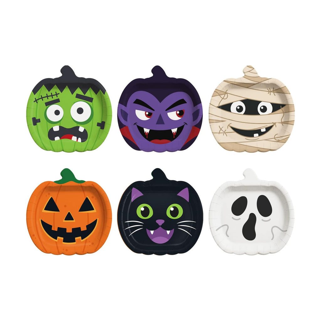 Halloween Paper Plates 9 Inch 60 Pack