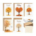 Eaasty 50 Sets Greeting Cards & Envelopes, Autumn Style
