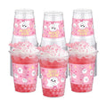 Willinglong 50 Pack Halloween Plastic Cups 12 oz for Party