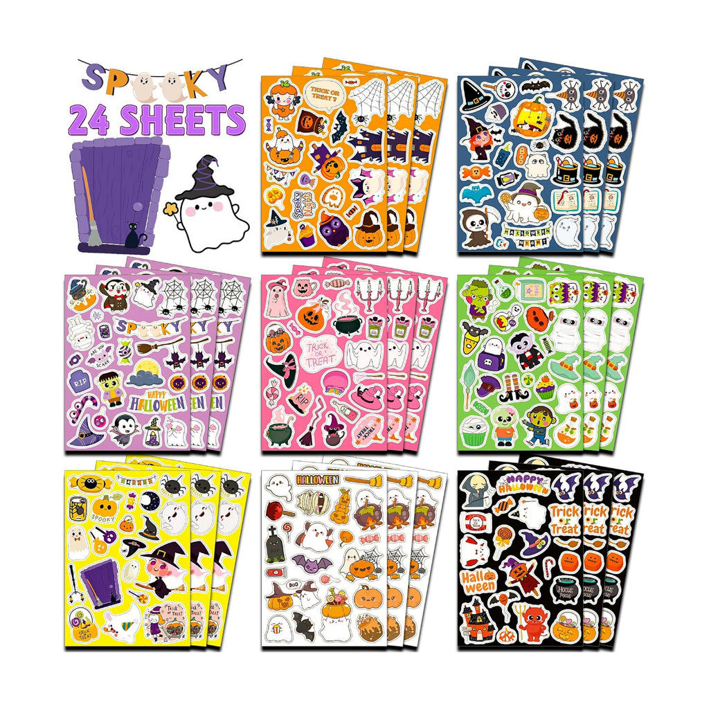 Halloween Stickers, Halloween Party Favors,Classroom Rewards Games Crafts