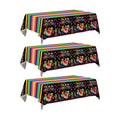 3 Pack Dia De Los Muertos Tablecloths 54 x 108 Inch