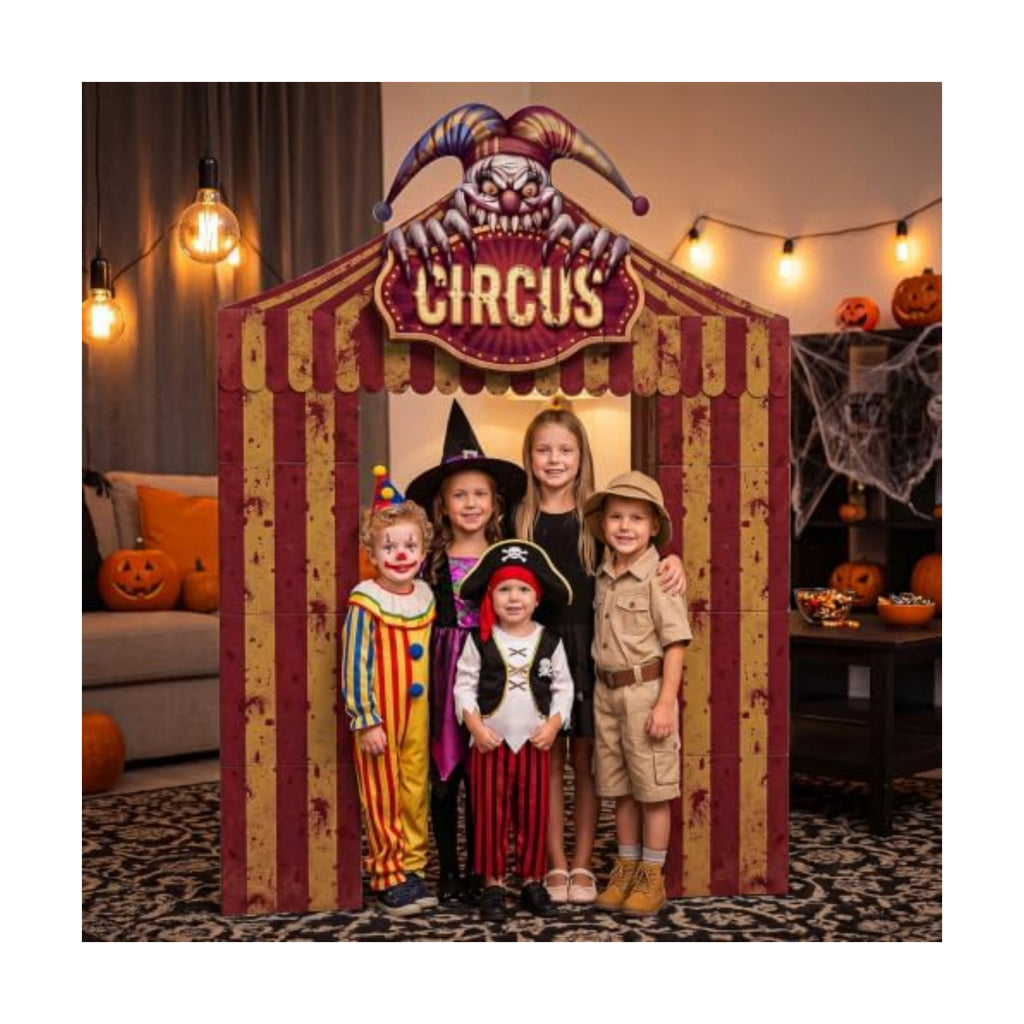 Pajean Halloween Circus Cardboard Archway Standee 49x63 in Doorway Prop