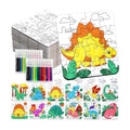 Dinosaur Puzzles for Toddlers 2-4, Dinosaur Crafts DIY Art Activities Toys