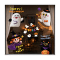 Halloween Window Clings Set, Static-Adhering & Scratch-Free Decor