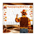 Giant Thanksgiving Word Fill-in Puzzles Game for Family Office Large Group