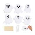 JULMELON 36 Pcs Halloween Scratch Off Cards, Ghost Rainbow Scratch Art Kit